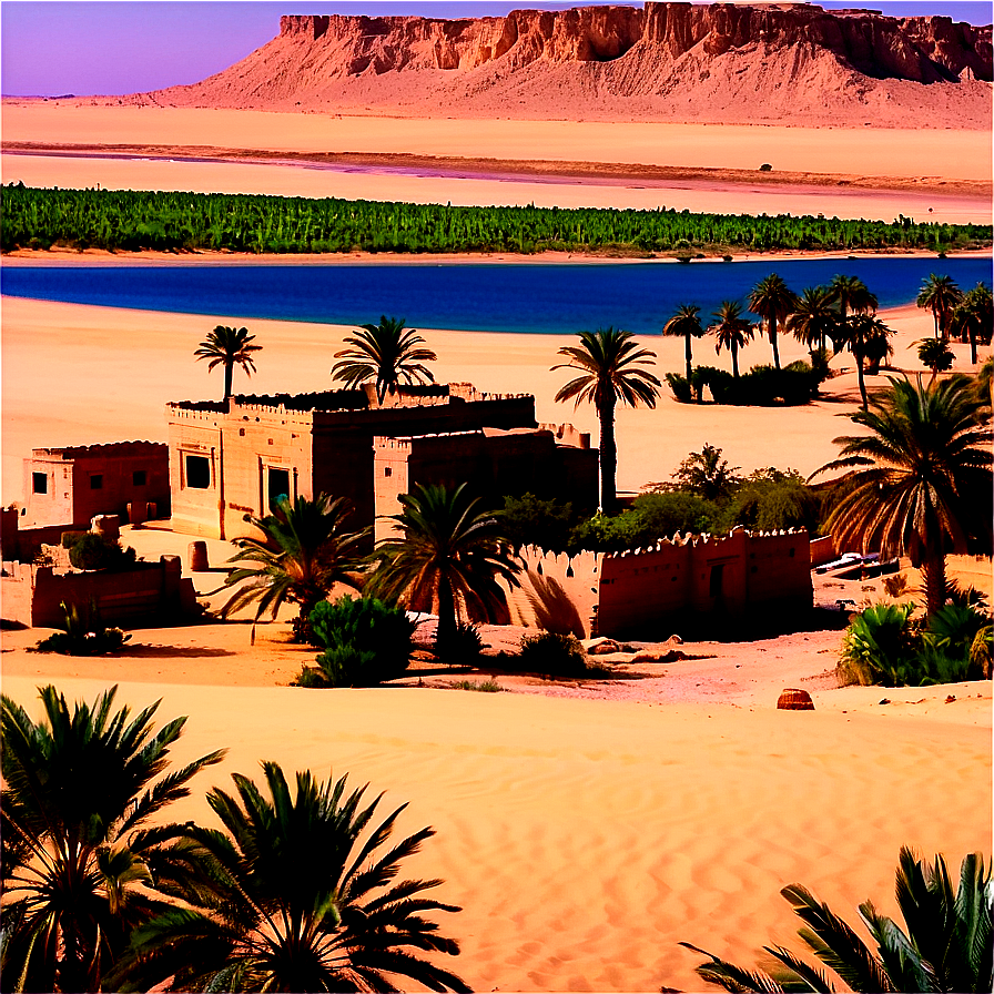 Siwa Oasis Egypt Landscape Png Wvk PNG Image