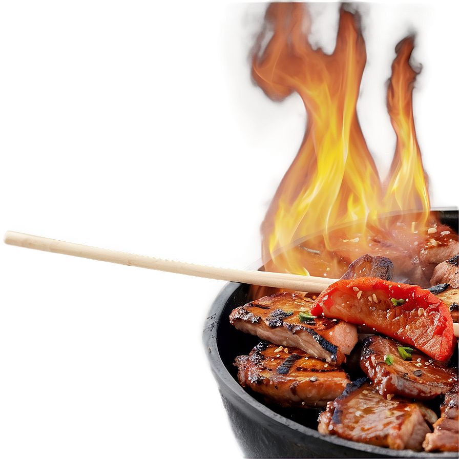 Sizzling Korean Bbq Png Kyx9 PNG Image