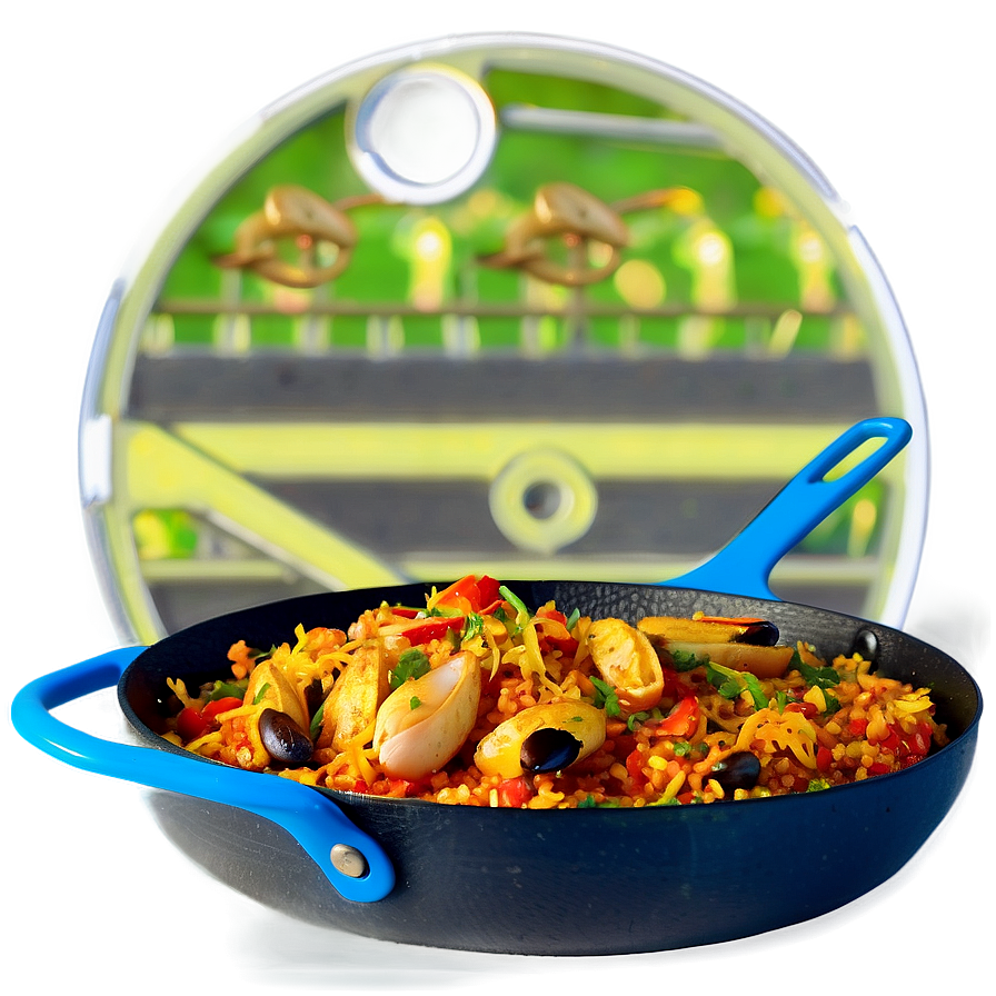 Sizzling Skillet Paella Png 1 PNG Image