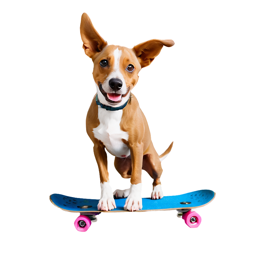 Skateboarding Dog Png Pbf7 PNG Image