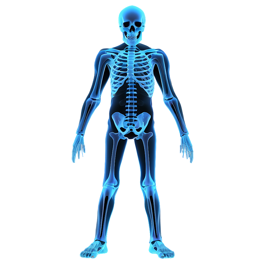 Skeletal System X-ray View Png Srt59 PNG Image