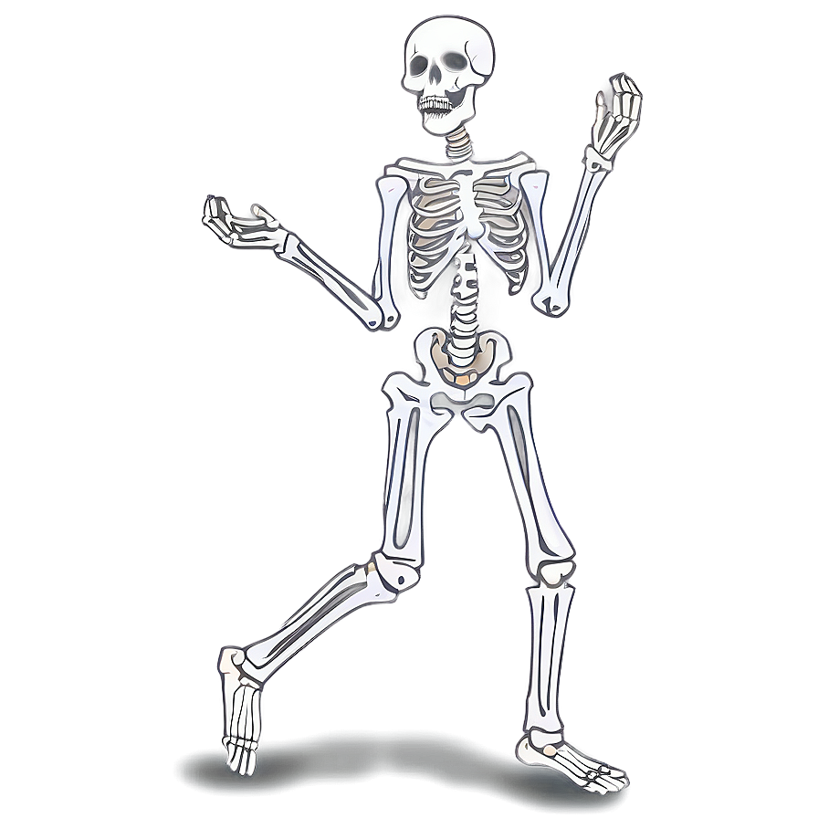 Skeleton Dancing On Beach Png 06282024 PNG Image