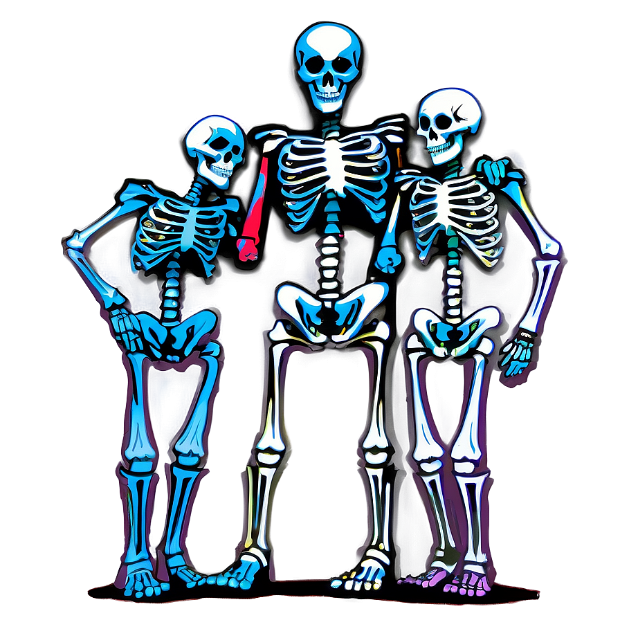 Skeleton Family Png Hly96 PNG Image