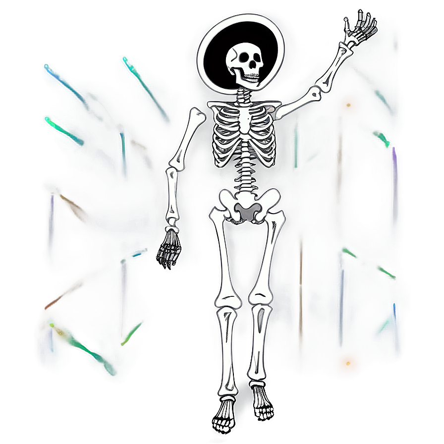 Skeleton Line Dance Png Hec PNG Image