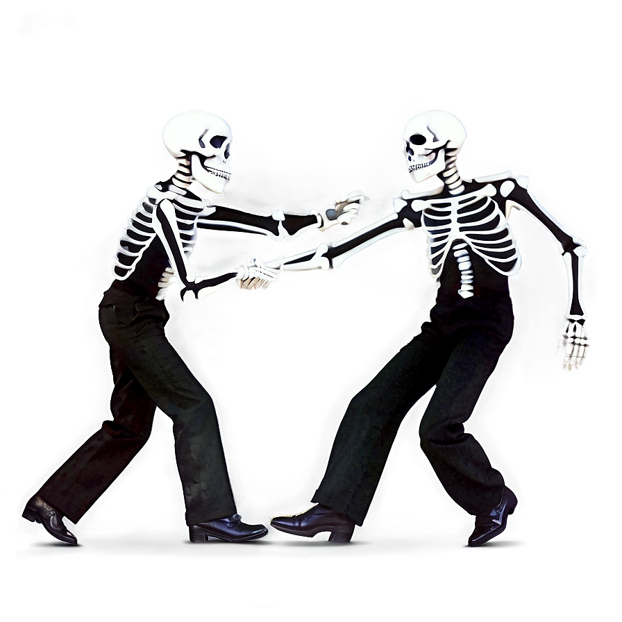 Skeleton Swing Dancing Png Fmm PNG Image