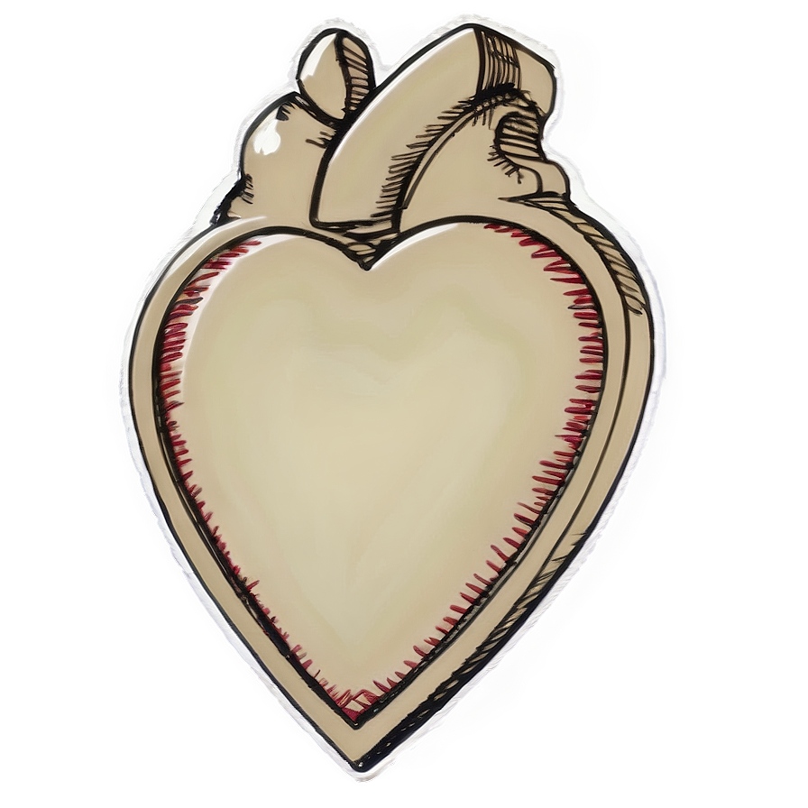 Sketch Heart Outline Png 05252024 PNG Image