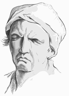 Sketch_of_ Man_with_ Headband PNG Image