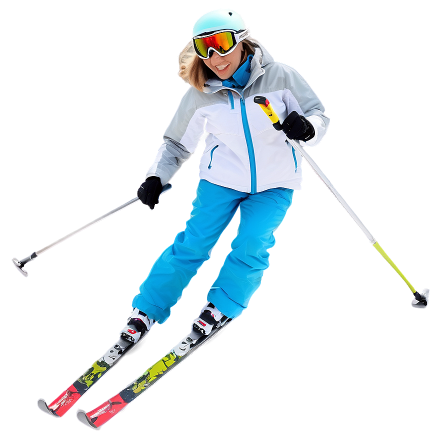 Ski Pole Action Png 06112024 PNG Image