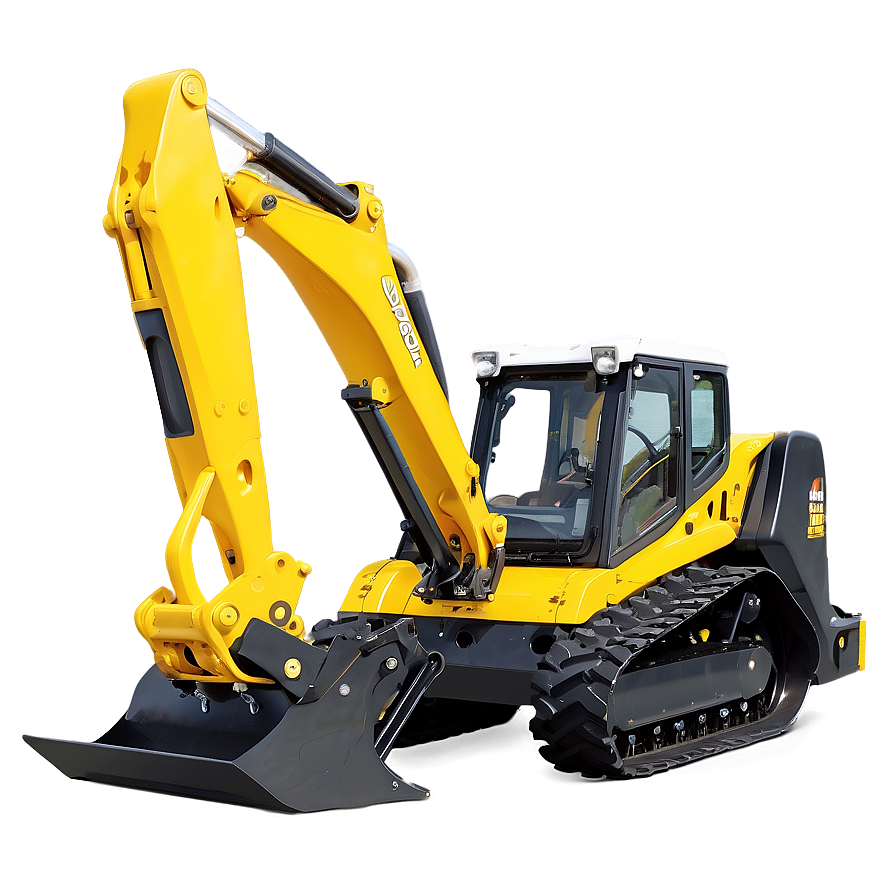 Skid Steer Backhoe Png Use1 PNG Image