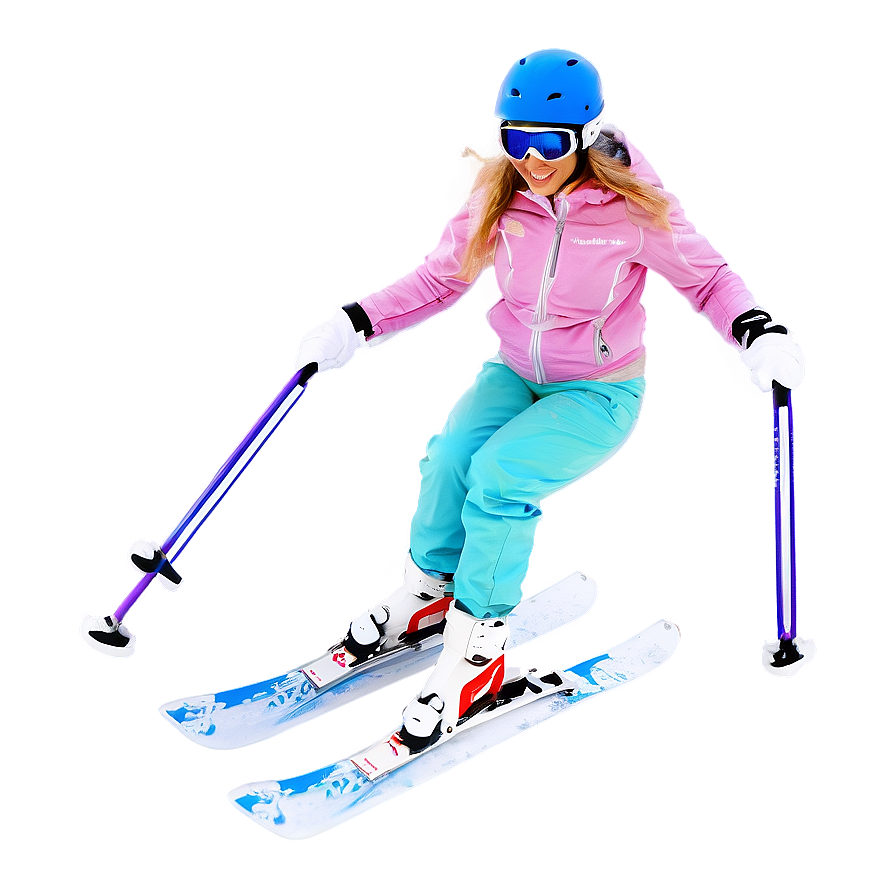 Skiing At Dusk Png 3 PNG Image