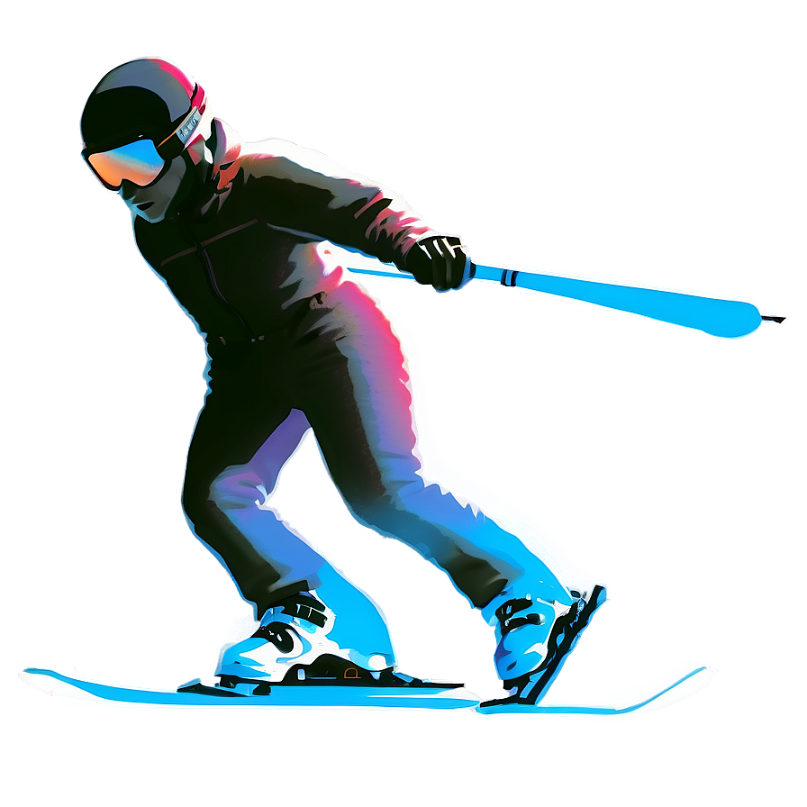 Skiing Sunrise Png 17 PNG Image