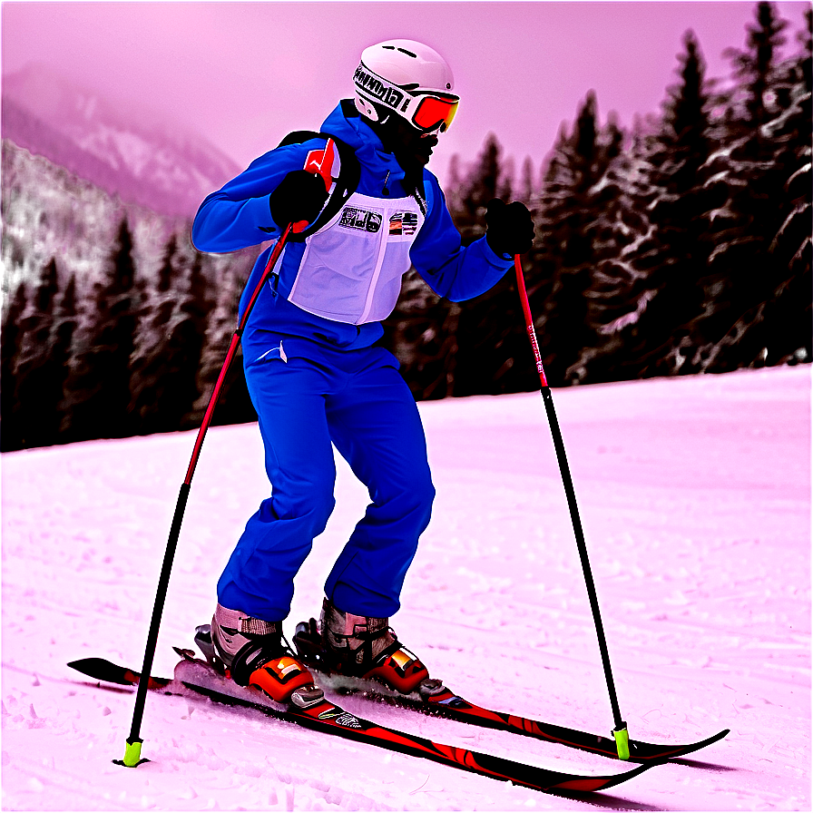 Skiing Training Session Png 06112024 PNG Image