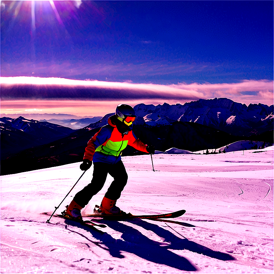 Skiing Training Session Png 3 PNG Image