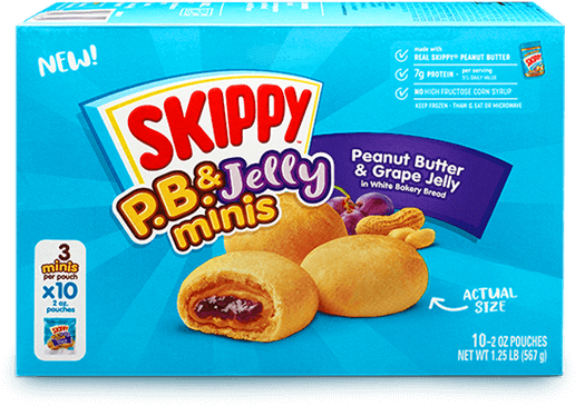 Skippy P Band Jelly Minis Product Packaging PNG Image