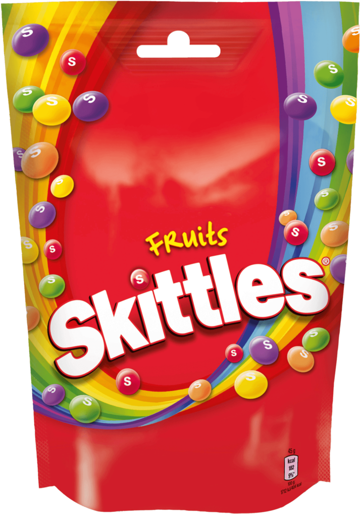 Skittles Fruits Flavor Package PNG Image