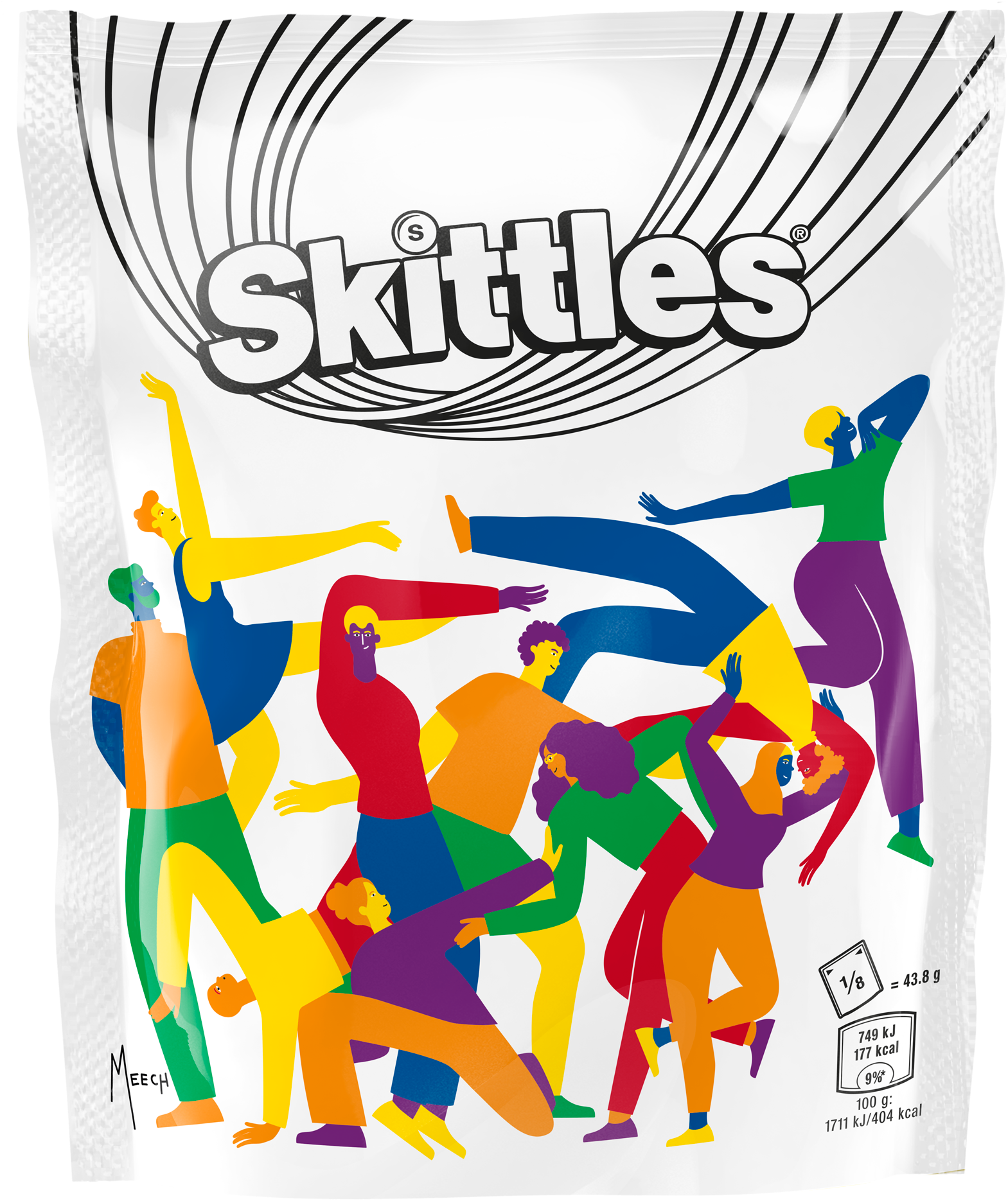 Skittles Package Artwork PNG Image