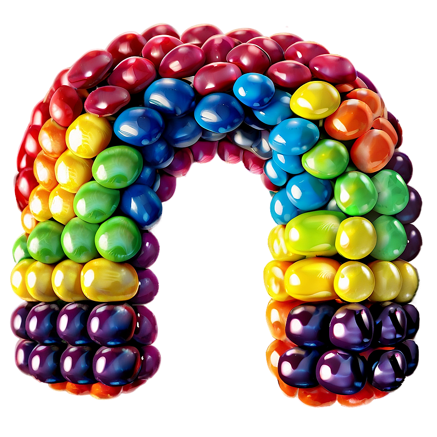 Skittles Rainbow Arch Png 06282024 PNG Image