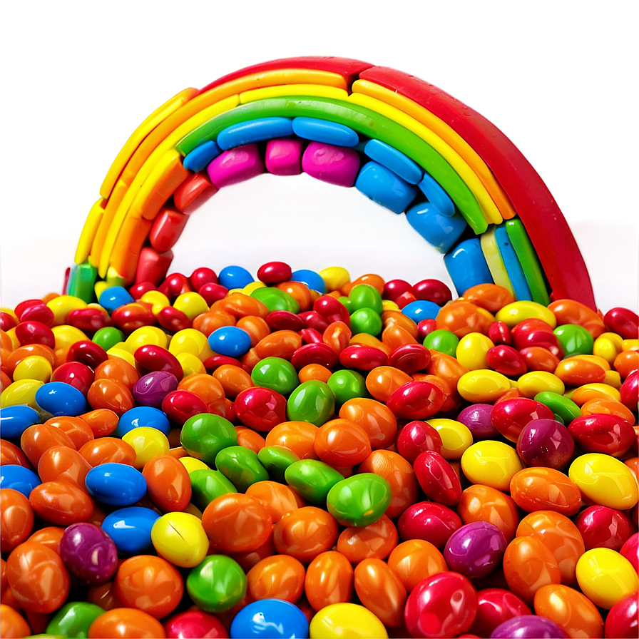 Skittles Rainbow Candy World Png Noa PNG Image