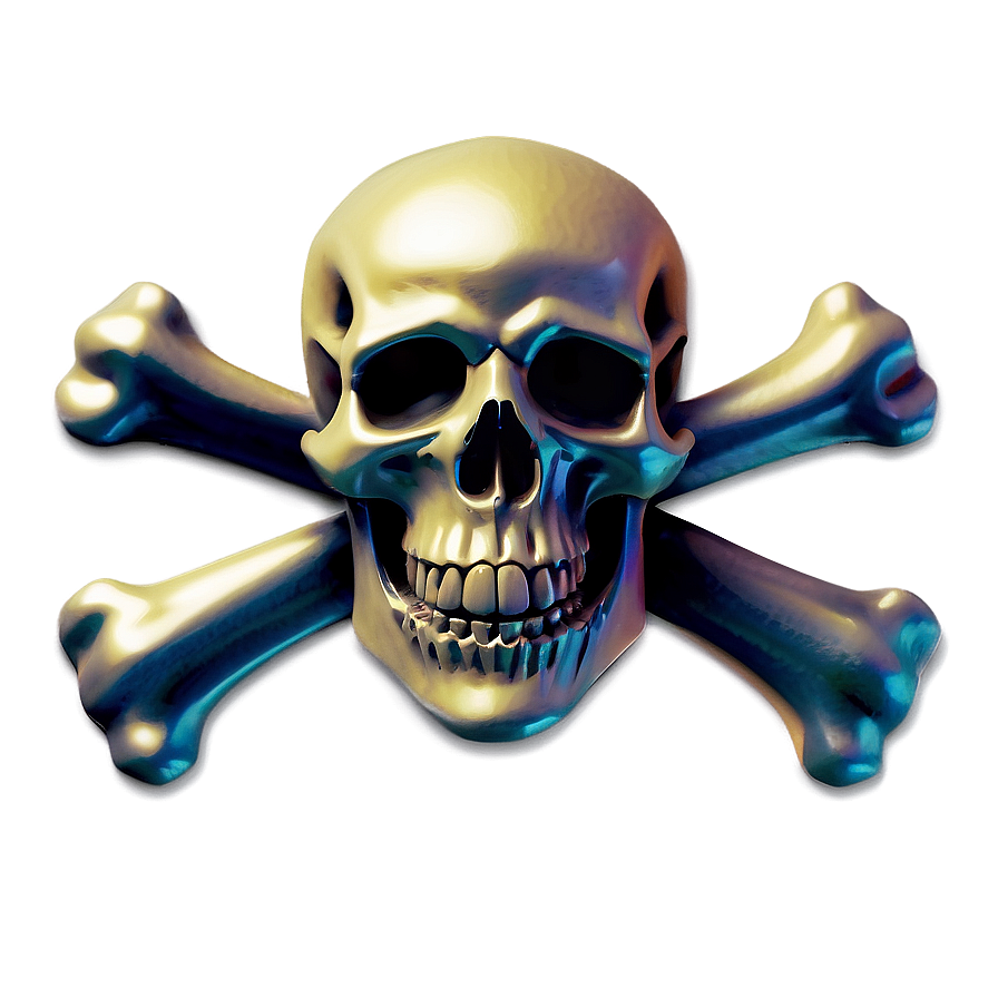 Skull And Crossbones Banner Png 06122024 PNG Image