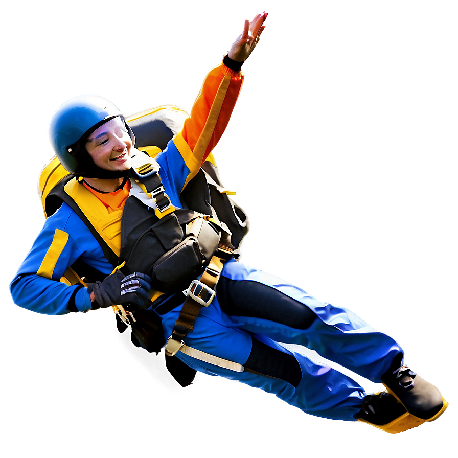 Skydiving D PNG Image