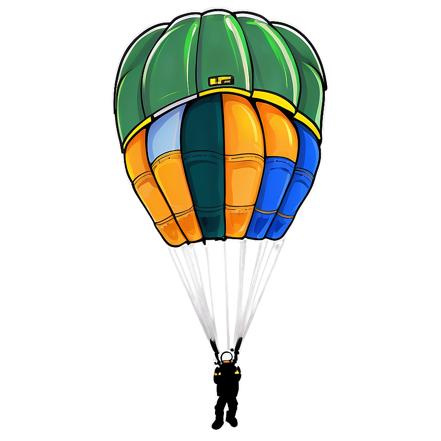 Skydiving Parachute Pack Png 1 PNG Image