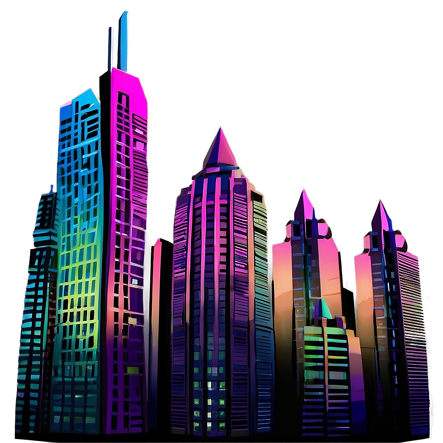 Skyline At Twilight Png 71 PNG Image