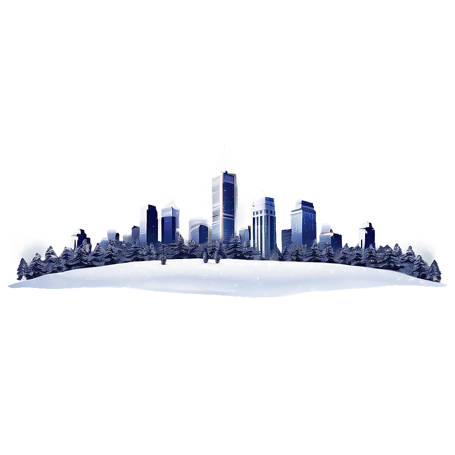 Skyline In Winter Png Nyb PNG Image