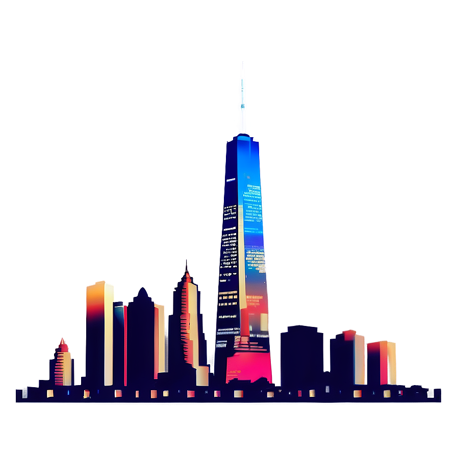 Skyline Outline Png Tih PNG Image