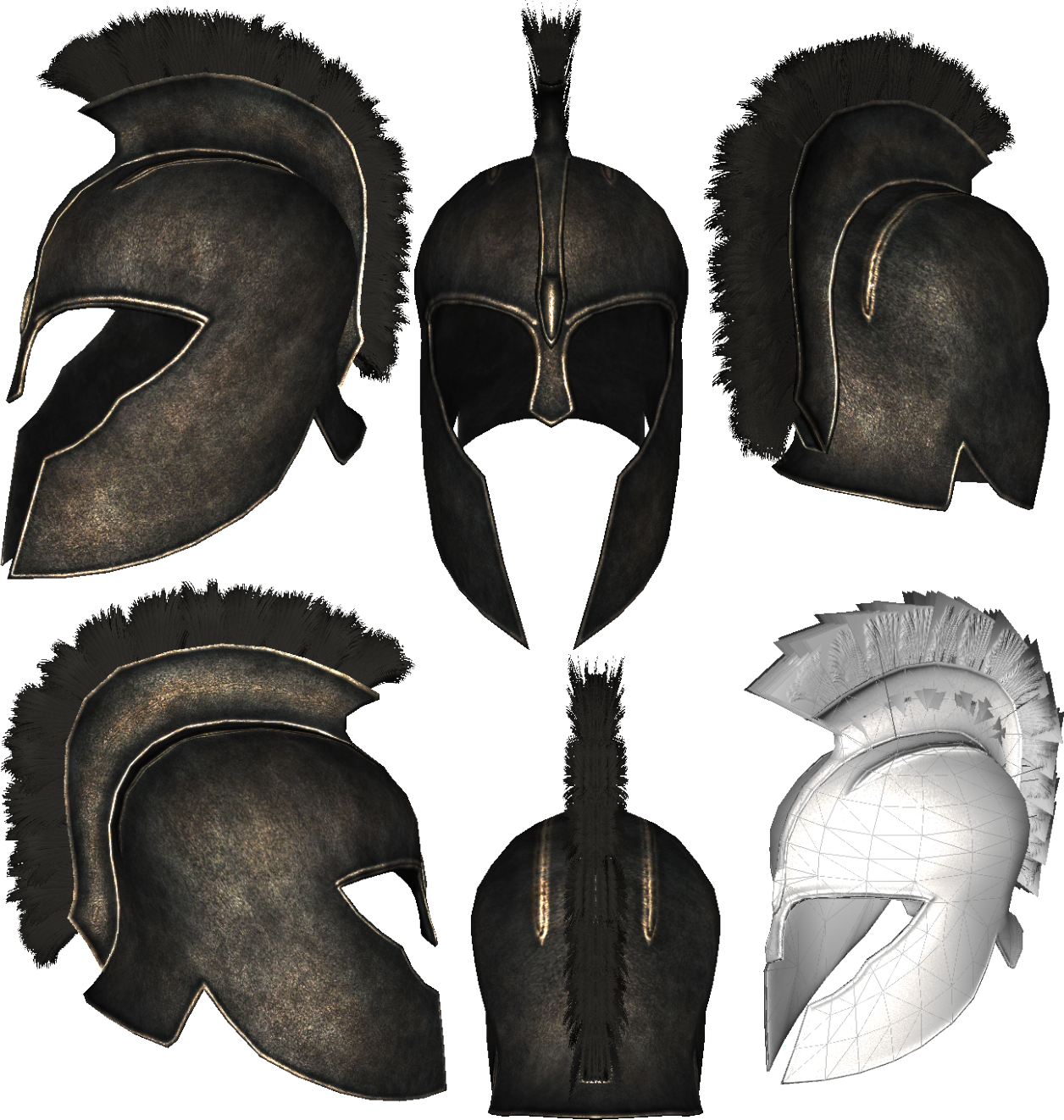 Skyrim Helmet Designs PNG Image