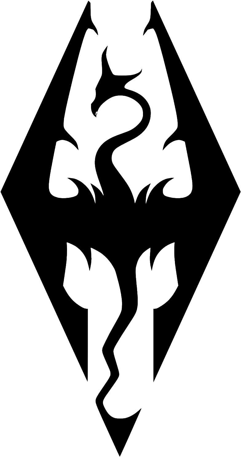 Skyrim Logo Icon PNG Image