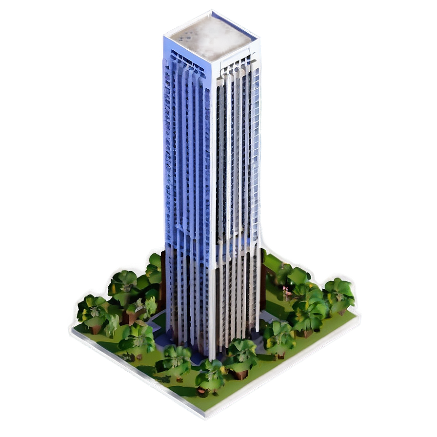 Skyscraper Aerial View Png Cso55 PNG Image