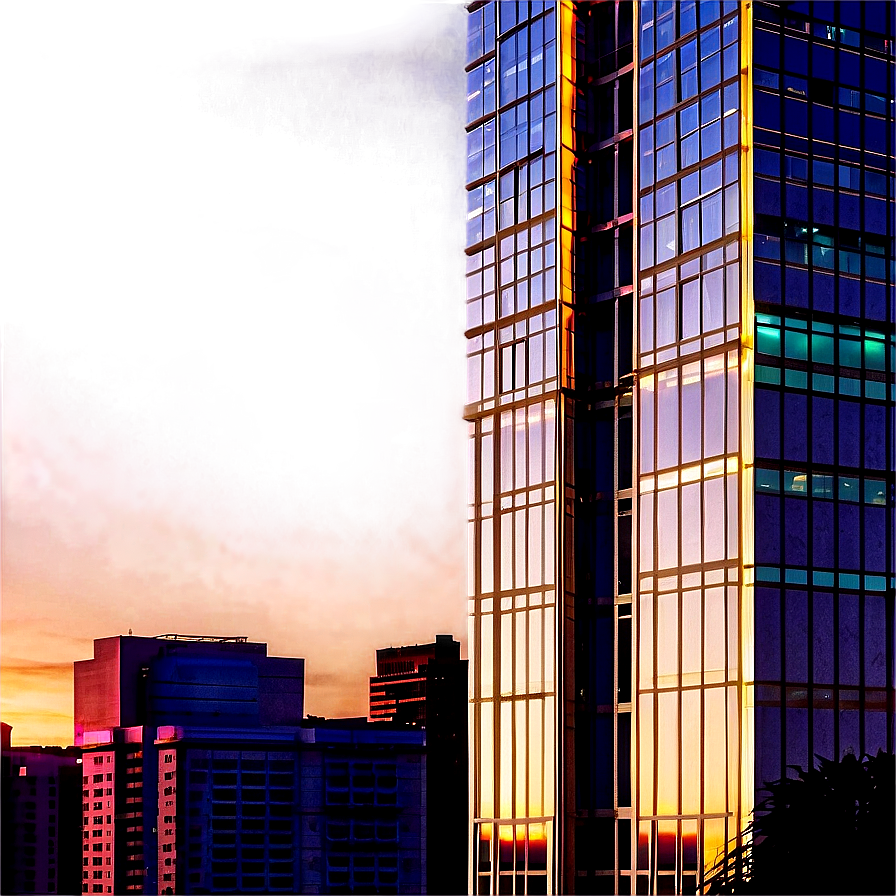 Skyscraper At Dawn Png Olp PNG Image