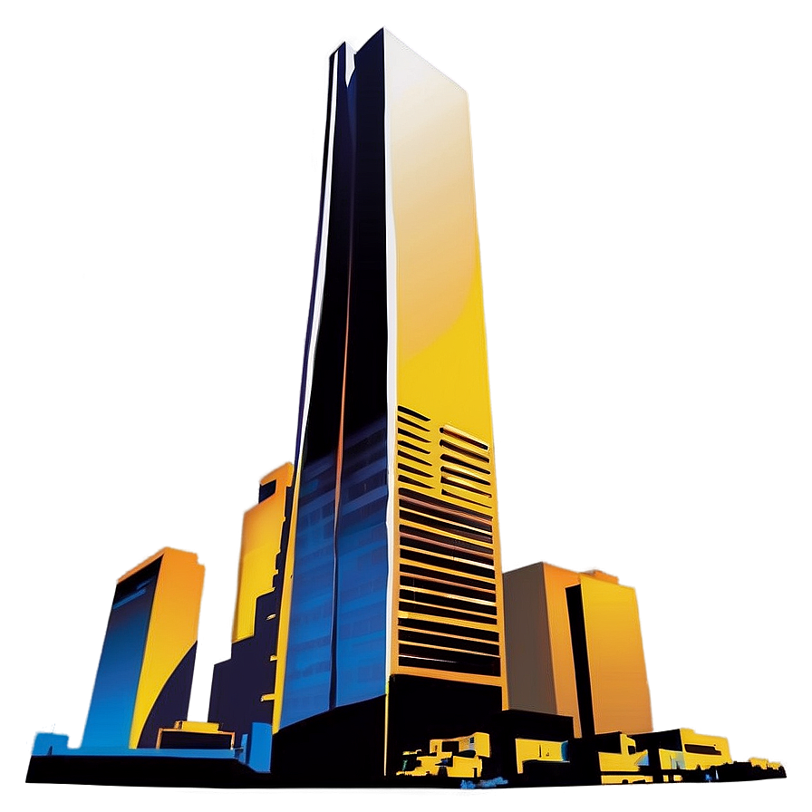 Skyscraper Silhouette Graphic Png Hmu PNG Image