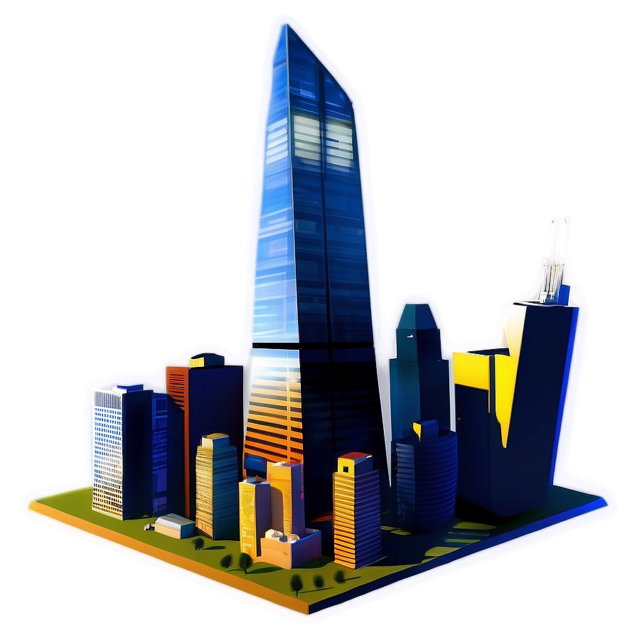 Skyscraper Silhouette Png Gcc PNG Image