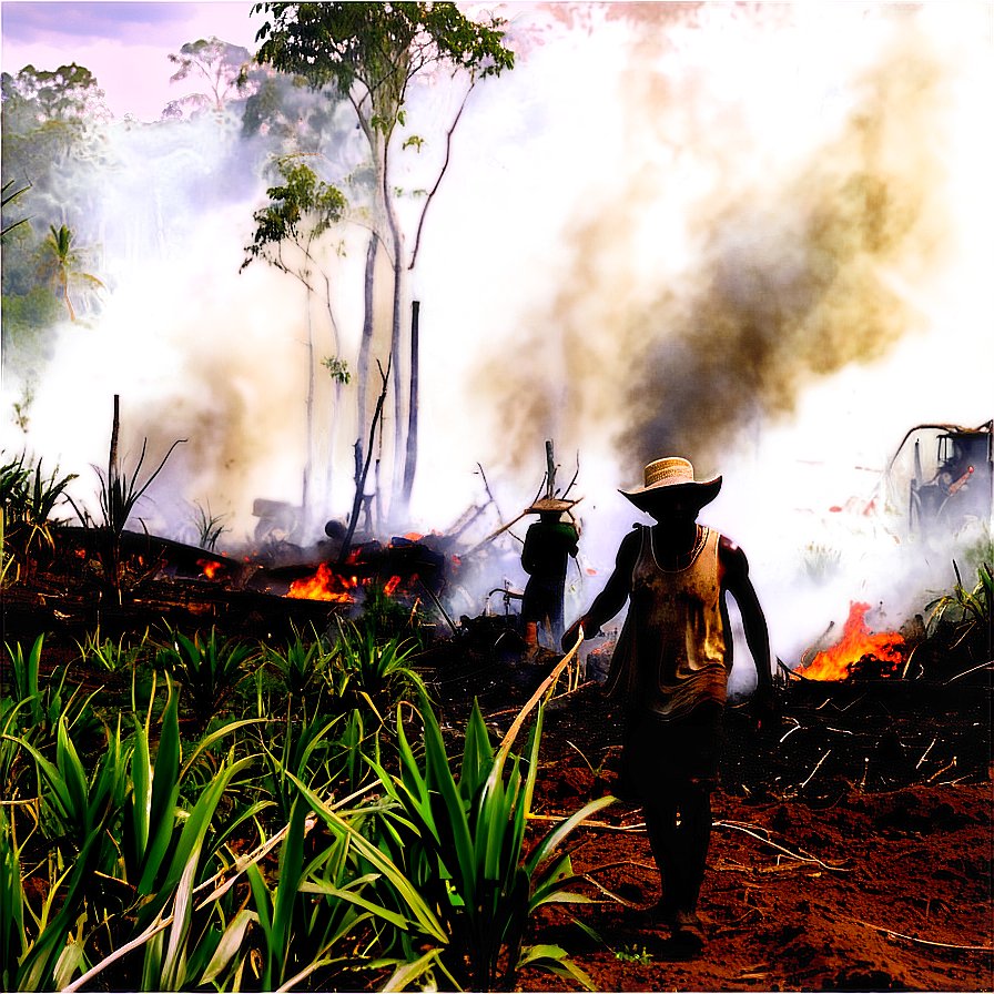 Slash And Burn Farming Impact Png Rfj23 PNG Image