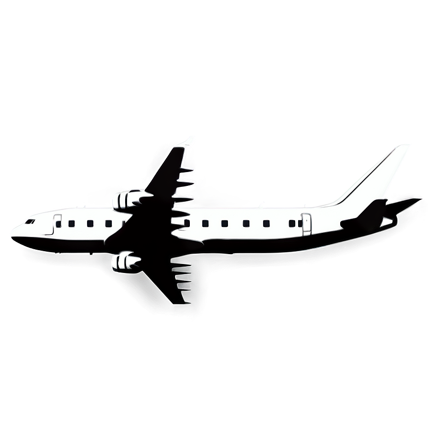 Sleek Airplane Silhouette Png 51 PNG Image