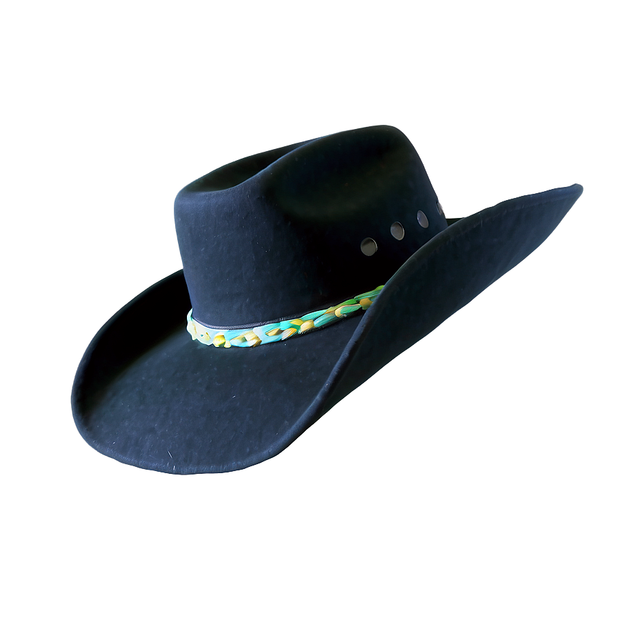 Sleek Black Cowboy Hat Png 06212024 PNG Image