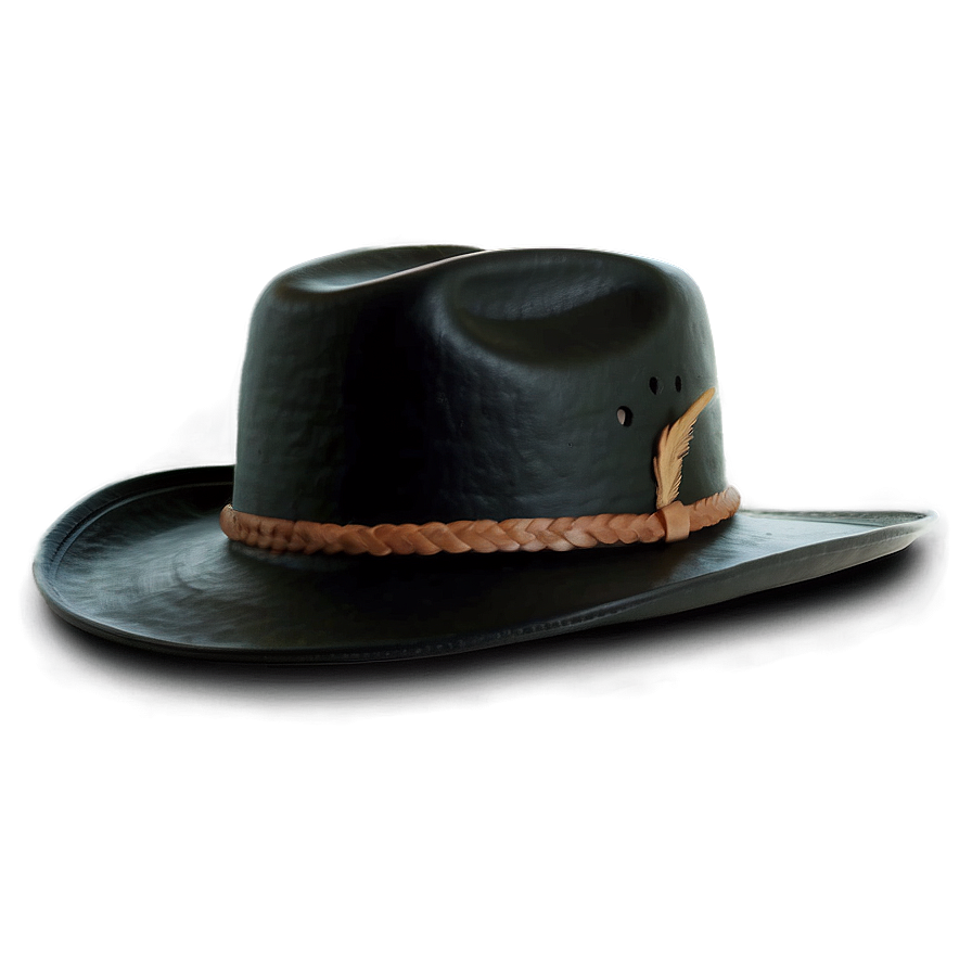 Sleek Black Cowboy Hat Png 06212024 PNG Image