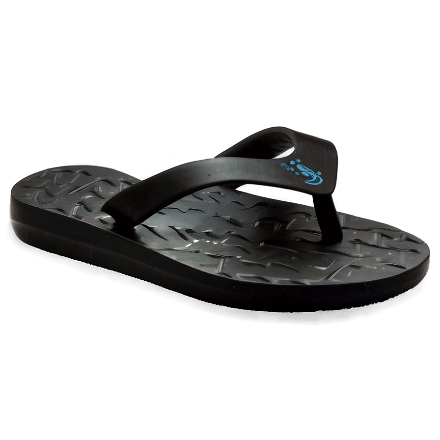 Sleek Black Flip Flop Png Sdg60 PNG Image