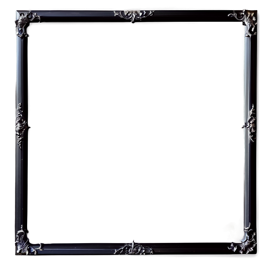 Sleek Black Frame Png Vpb PNG Image