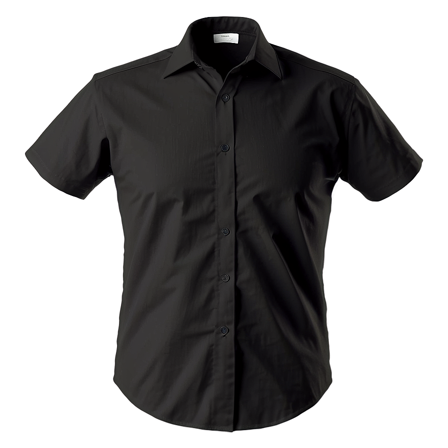 Sleek Black Shirt Png Esl9 PNG Image