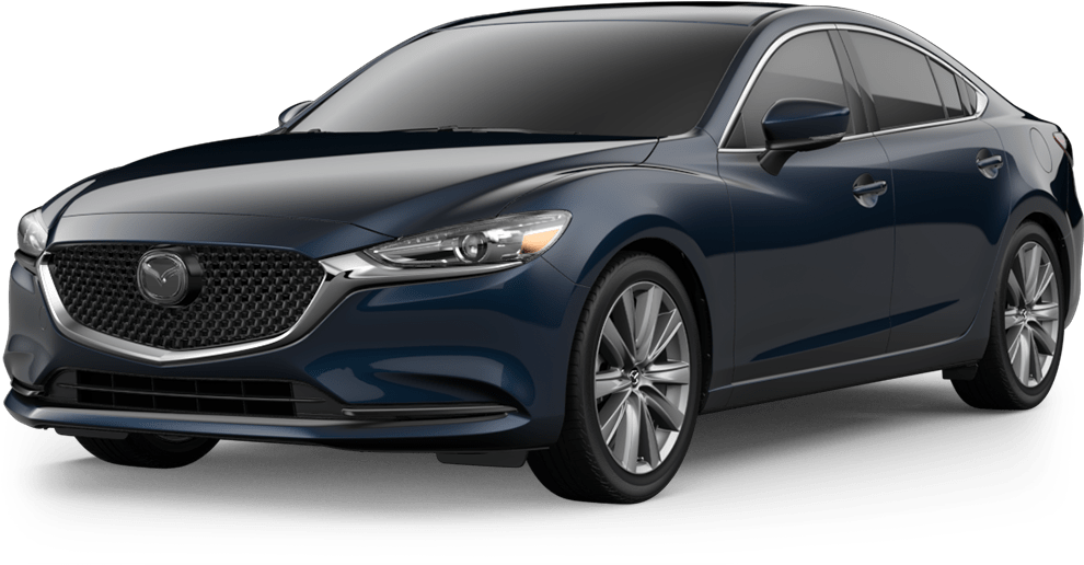 Sleek Blue Sedan Vehicle PNG Image