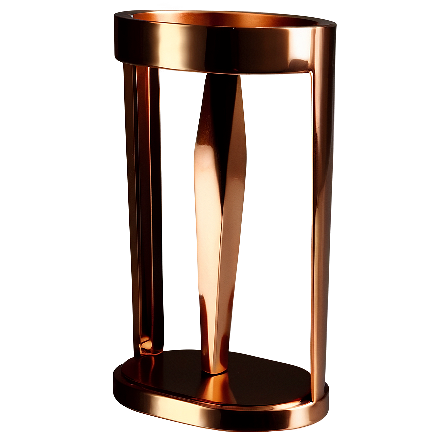 Sleek Bronze Desk Accessory Png Wbi PNG Image