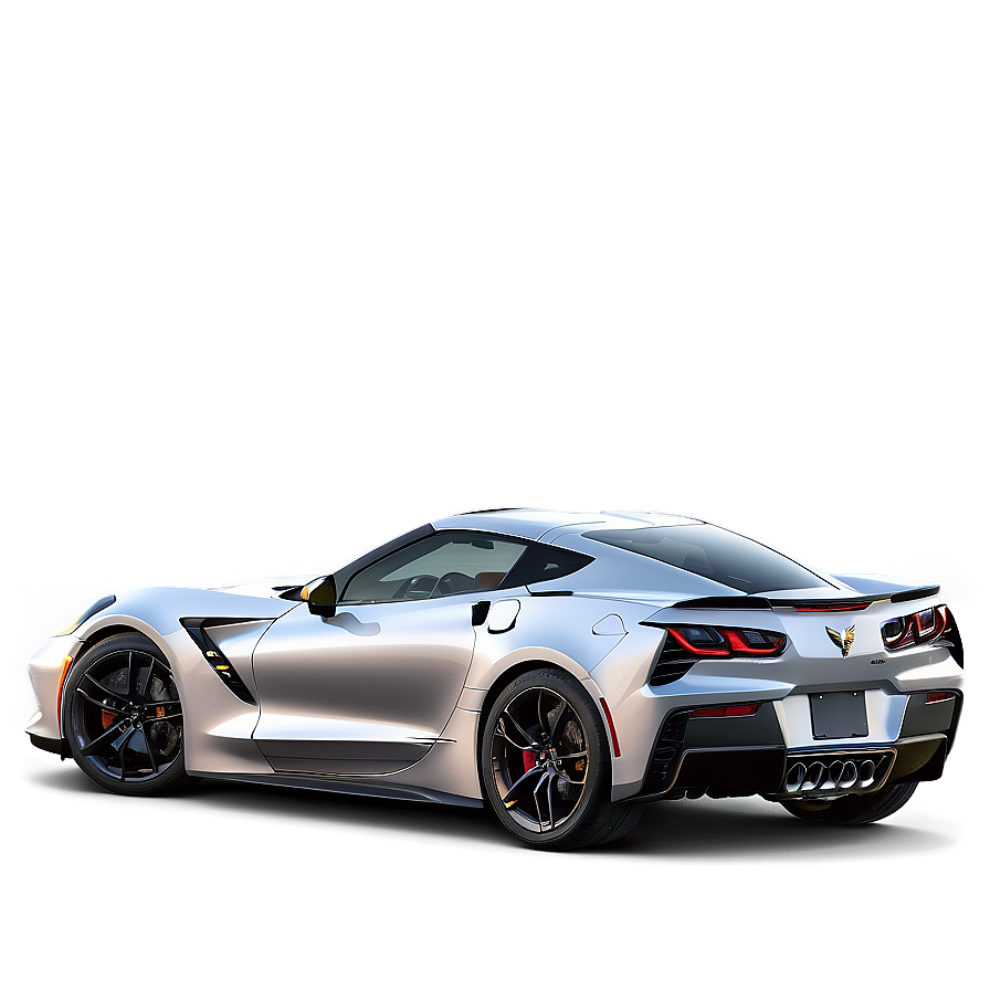 Sleek Corvette C8 Side View Png Wbi70 PNG Image