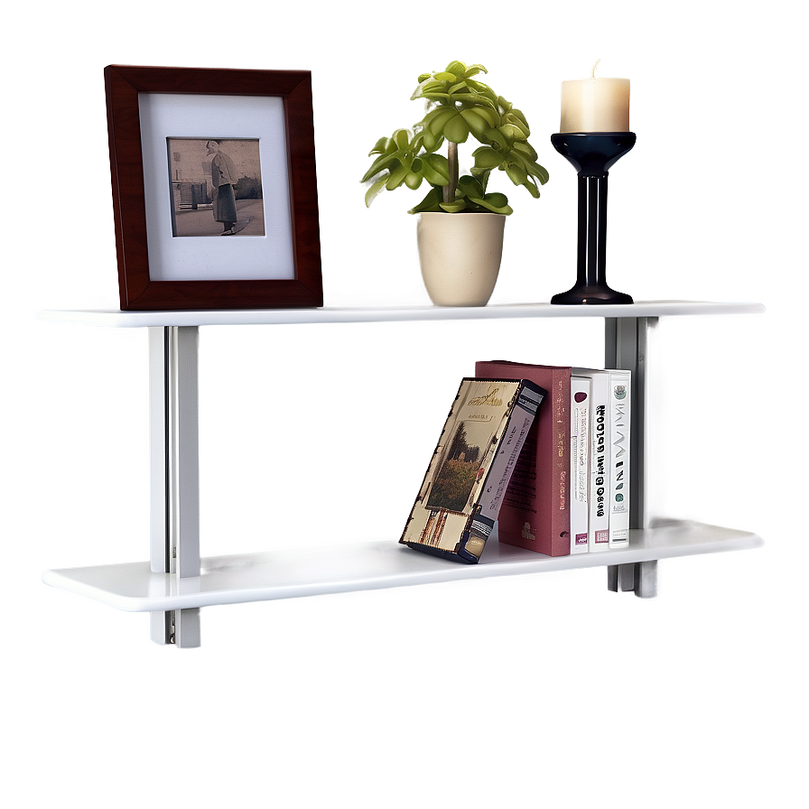 Sleek Modern Wall Shelf Png Nxb PNG Image