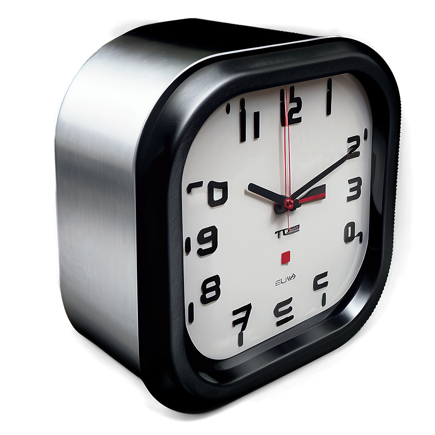 Sleek Office Clock Png Gnm PNG Image