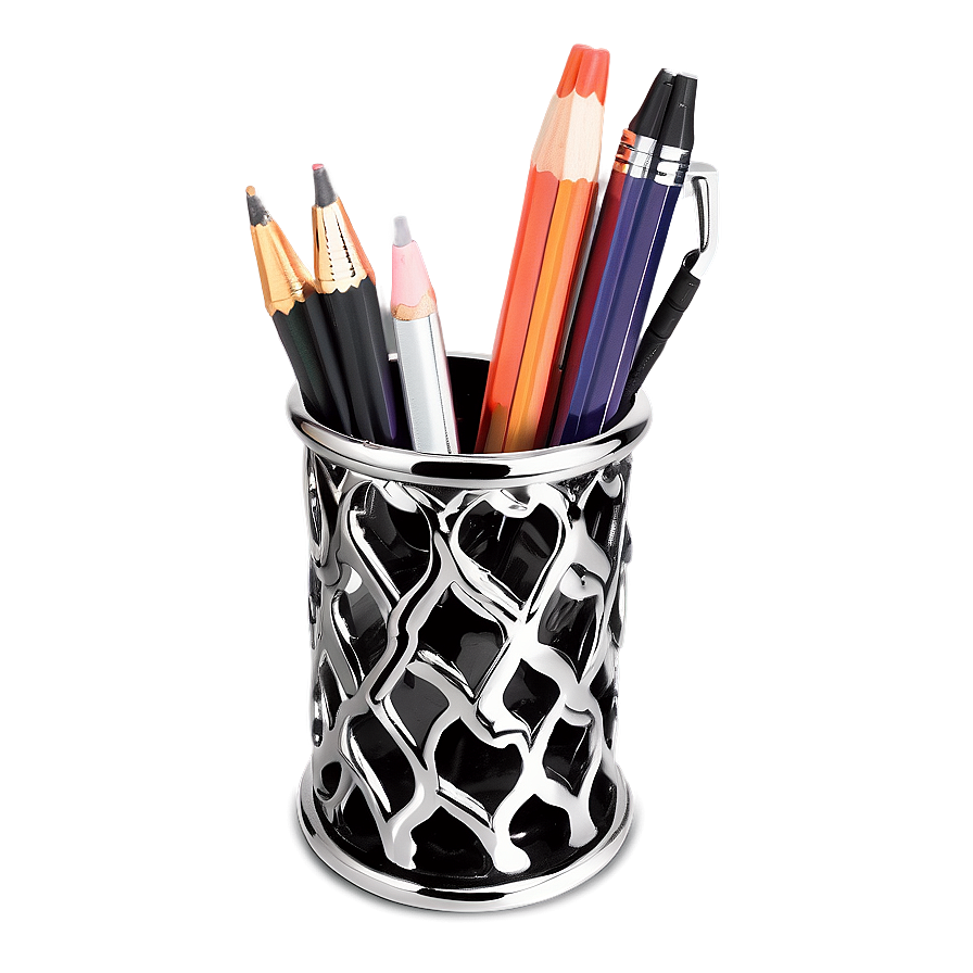 Sleek Pencil Holder Png 75 PNG Image