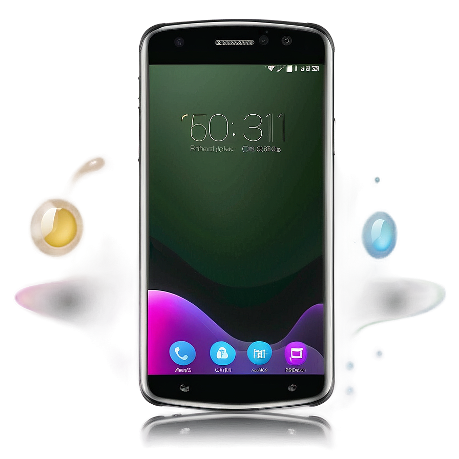 Sleek Phone Transparent Art Png Ohr26 PNG Image