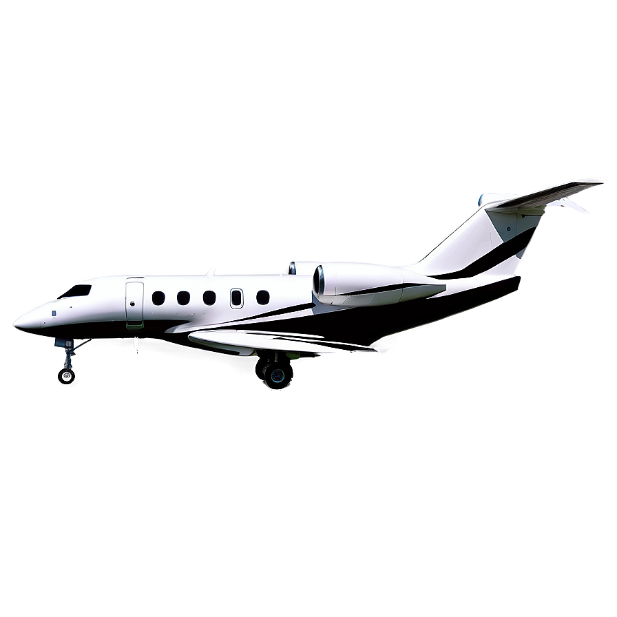 Sleek Private Jet Png Iwm75 PNG Image