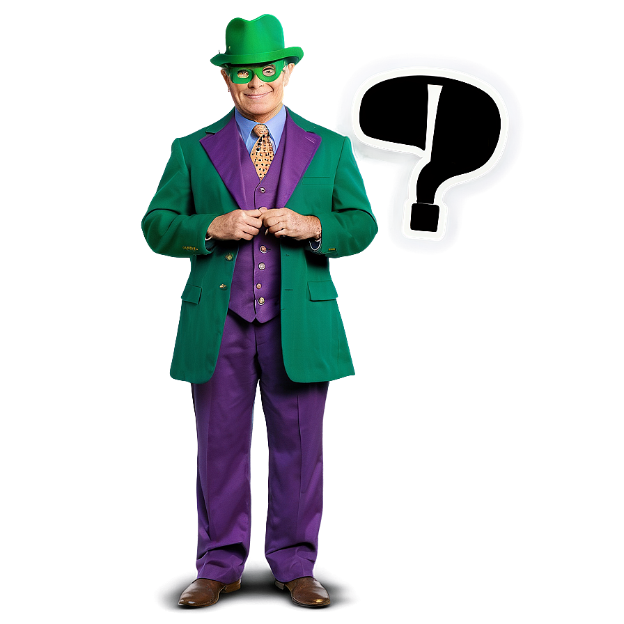 Sleek Riddler Question Mark Png Hrg80 PNG Image